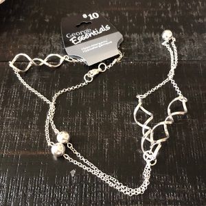 George Hypo Allergenic Silver Tone Long Necklace!